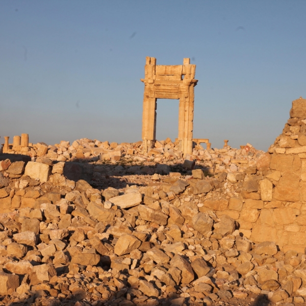 Oasenstadt Palmyra vom IS zerstört